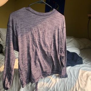 lululemon athletica Tops - Lululemon Tie Long Sleeve Tee lululemon athletica Tops - Lululemon Tie Long Sleeve Tee